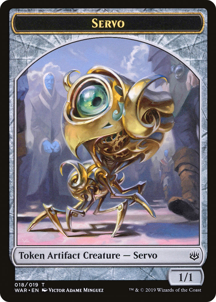 Servo (TWAR-018) - War of the Spark Tokens - Premium MTG Single from Wizards of the Coast - Just $0.26! Shop now at Game Crave Tournament Store