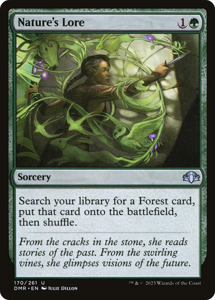 Nature's Lore (DMR-170) - Dominaria Remastered Foil - Premium MTG Single from Wizards of the Coast - Just $0.62! Shop now at Game Crave Tournament Store