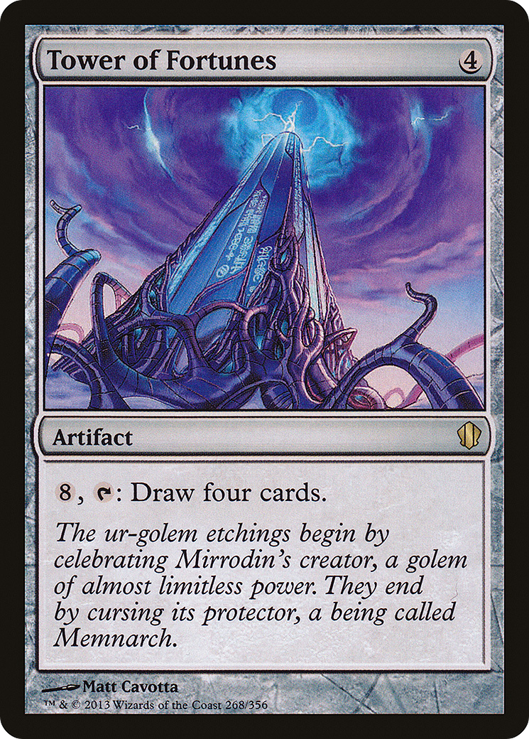Tower of Fortunes (C13-268) - Commander 2013 - Premium MTG Single from Wizards of the Coast - Just $0.08! Shop now at Game Crave Tournament Store