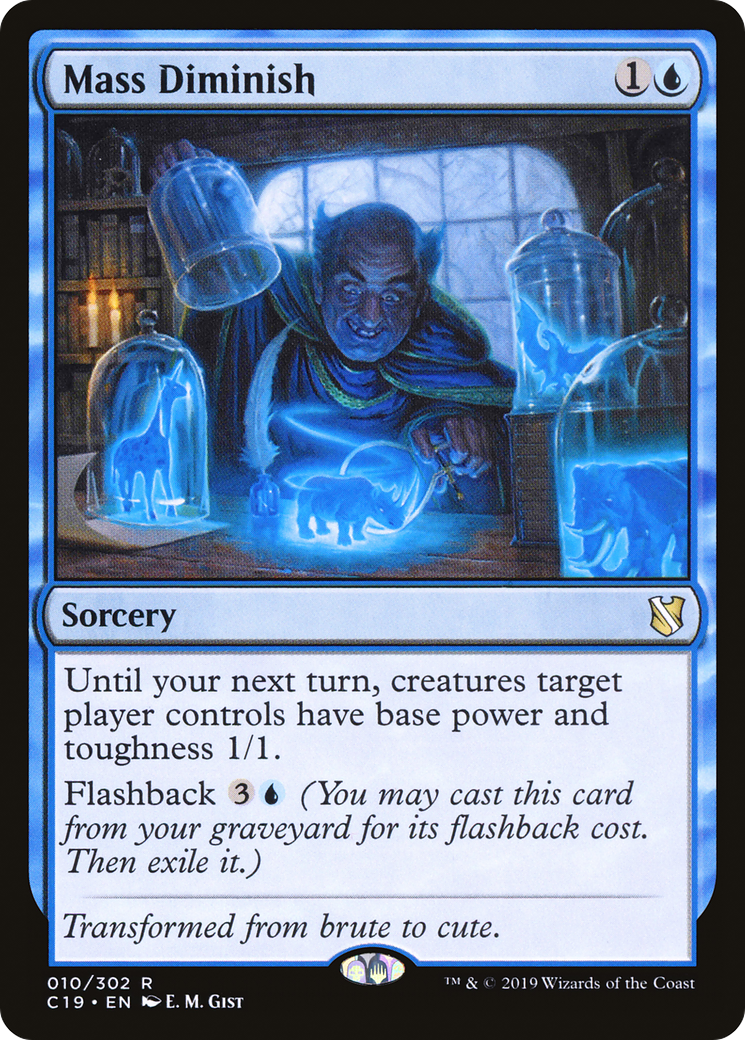 Mass Diminish (C19-010) - Commander 2019 - Premium MTG Single from Wizards of the Coast - Just $0.10! Shop now at Game Crave Tournament Store