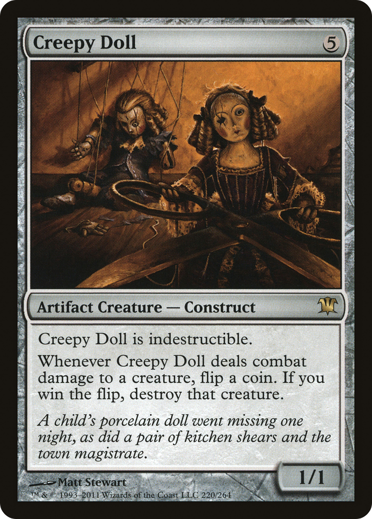 Creepy Doll (ISD-220) - Innistrad - Premium MTG Single from Wizards of the Coast - Just $0.18! Shop now at Game Crave Tournament Store