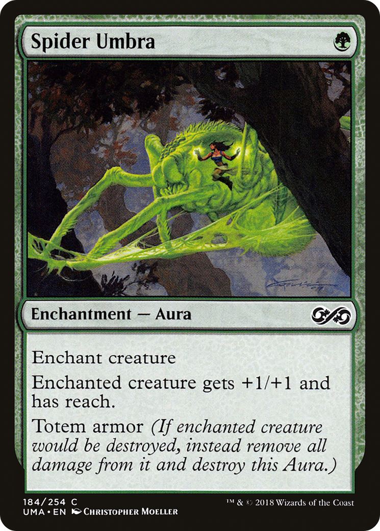 Spider Umbra (UMA-184) - Ultimate Masters Foil - Premium MTG Single from Wizards of the Coast - Just $0.12! Shop now at Game Crave Tournament Store