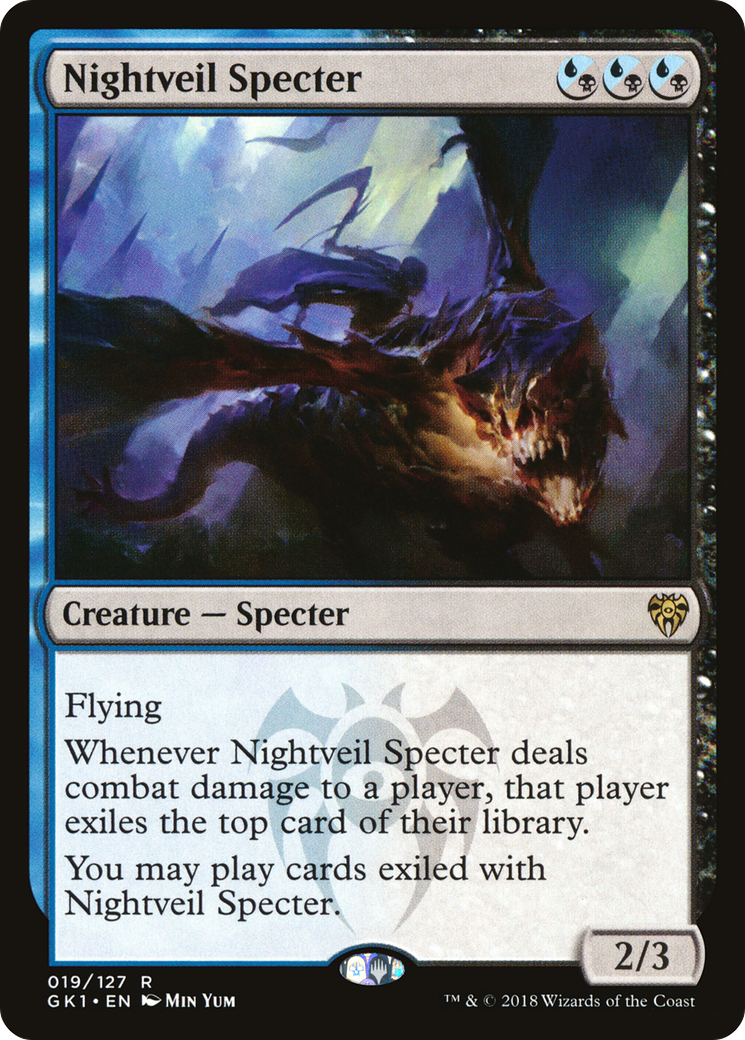 Nightveil Specter (GK1-019) - GRN Guild Kit - Premium MTG Single from Wizards of the Coast - Just $0.25! Shop now at Game Crave Tournament Store