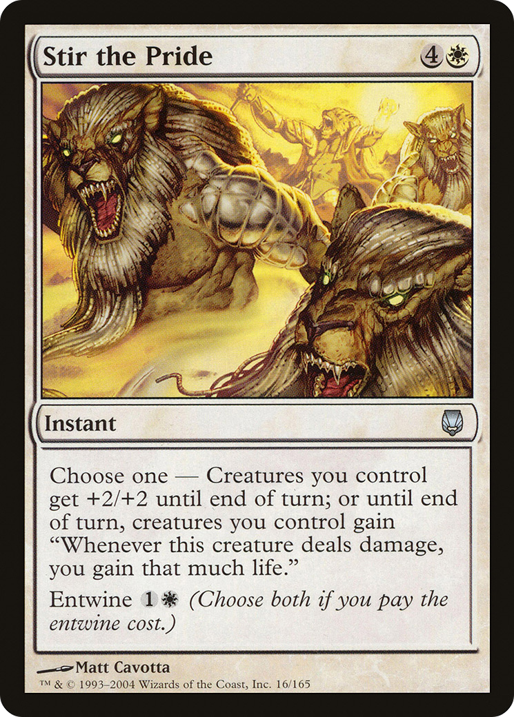 Stir the Pride (DST-016) - Darksteel Foil - Premium MTG Single from Wizards of the Coast - Just $0.08! Shop now at Game Crave Tournament Store