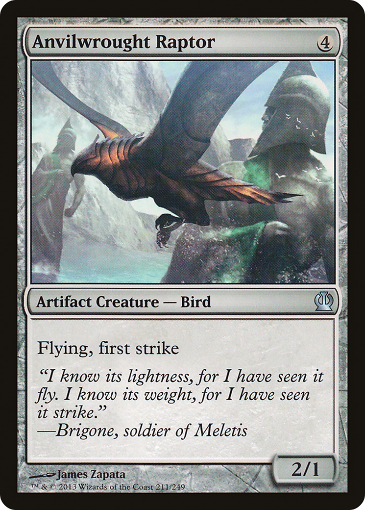 Anvilwrought Raptor (THS-211) - Theros Foil - Premium MTG Single from Wizards of the Coast - Just $0.08! Shop now at Game Crave Tournament Store