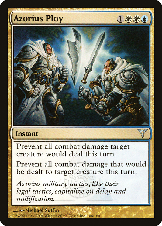 Azorius Ploy (DIS-106) - Dissension - Premium MTG Single from Wizards of the Coast - Just $0.25! Shop now at Game Crave Tournament Store