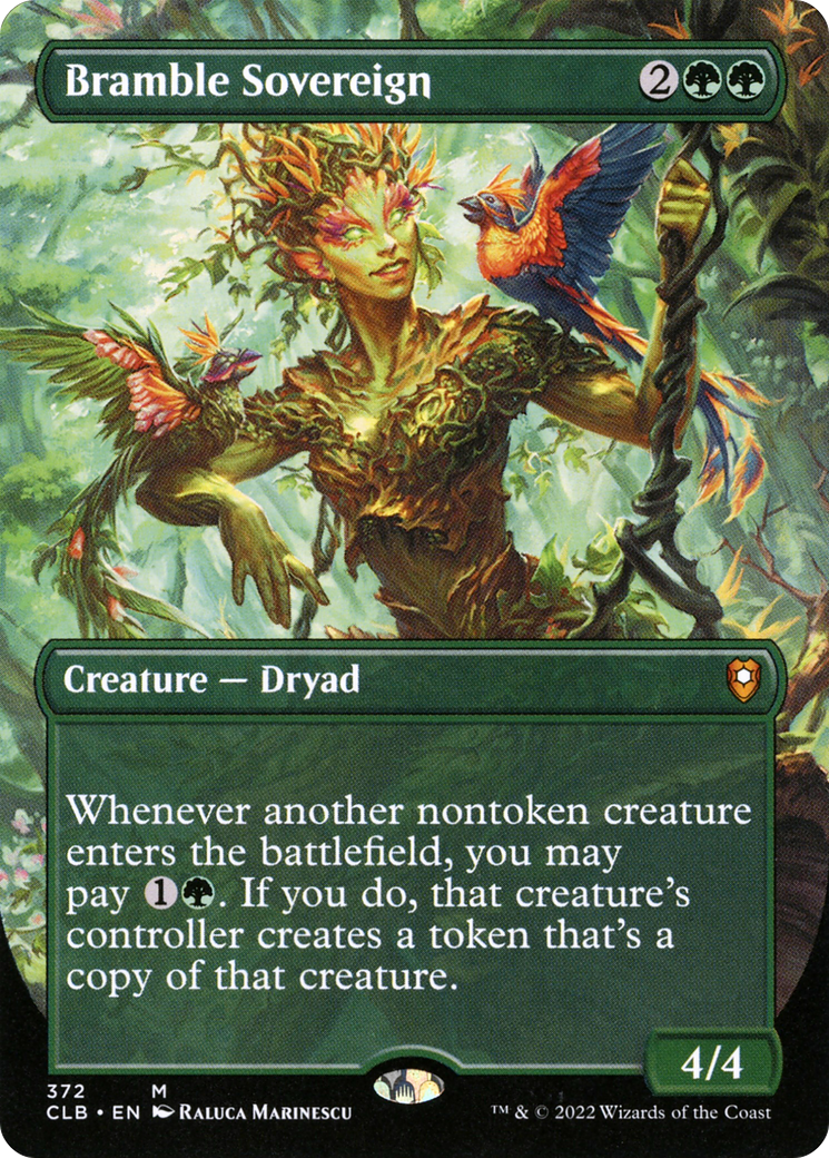 Bramble Sovereign (CLB-372) - Commander Legends: Battle for Baldur's Gate: (Showcase) (Borderless) - Premium MTG Single from Wizards of the Coast - Just $1.01! Shop now at Game Crave Tournament Store
