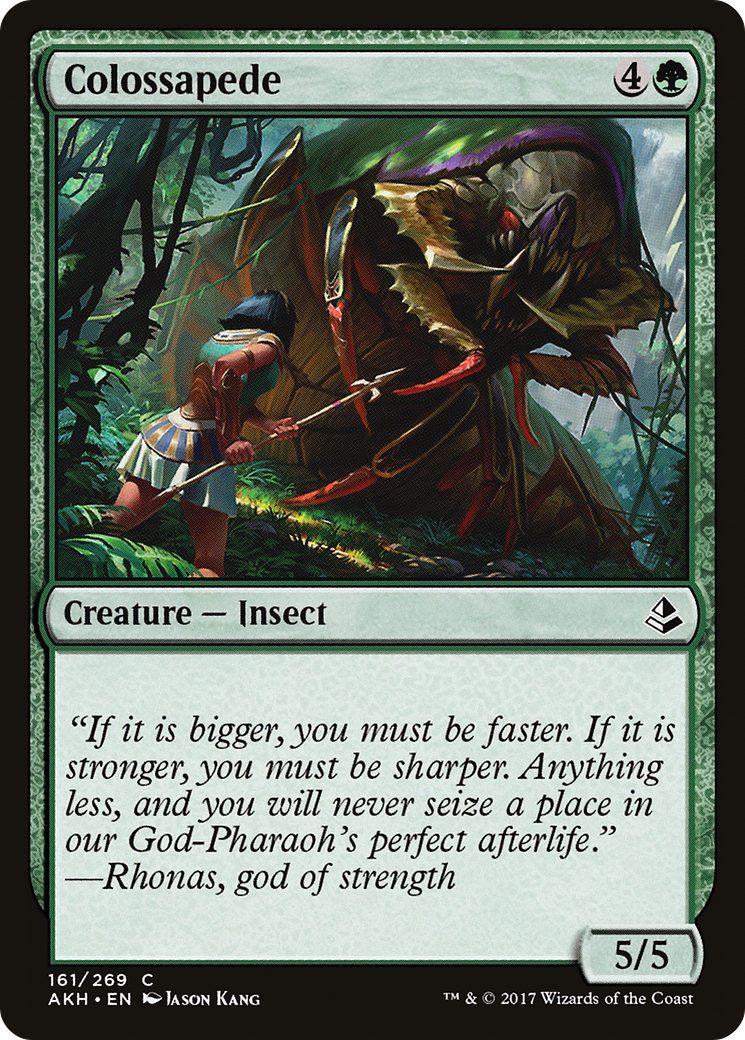 Colossapede (AKH-161) - Amonkhet - Premium MTG Single from Wizards of the Coast - Just $0.25! Shop now at Game Crave Tournament Store