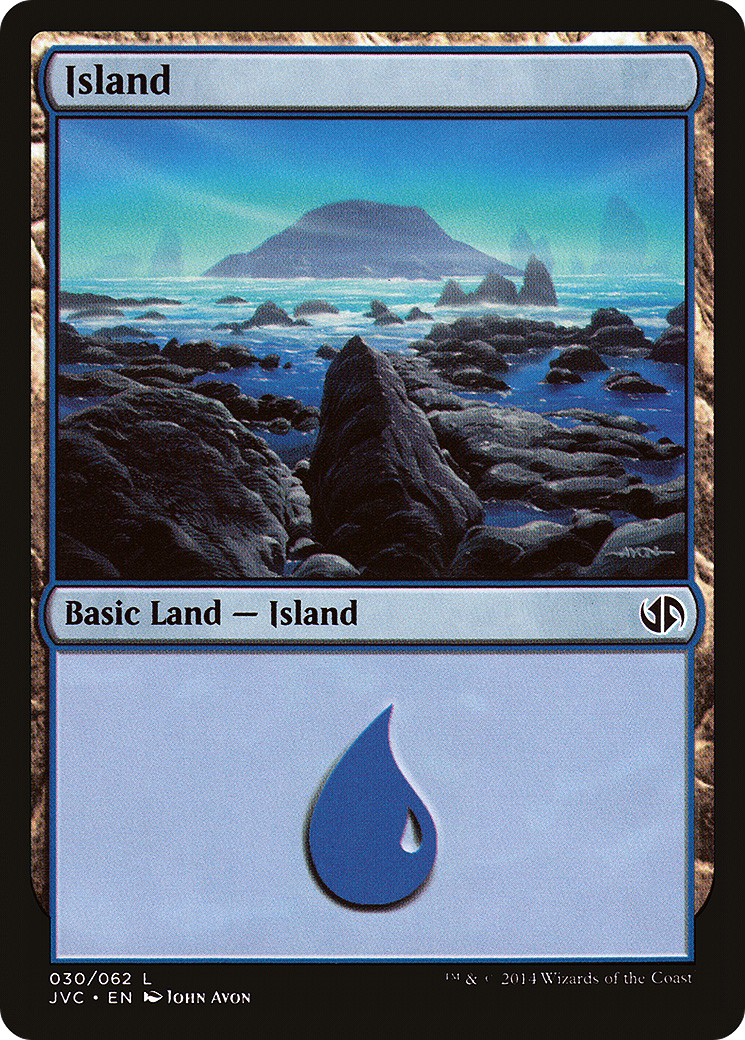 Island (JVC-030) - Duel Decks Anthology: Jace vs. Chandra - Premium MTG Single from Wizards of the Coast - Just $0.25! Shop now at Game Crave Tournament Store