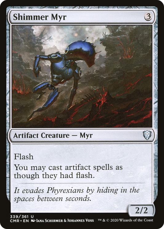 Shimmer Myr (CMR-339) - Commander Legends - Premium MTG Single from Wizards of the Coast - Just $0.25! Shop now at Game Crave Tournament Store