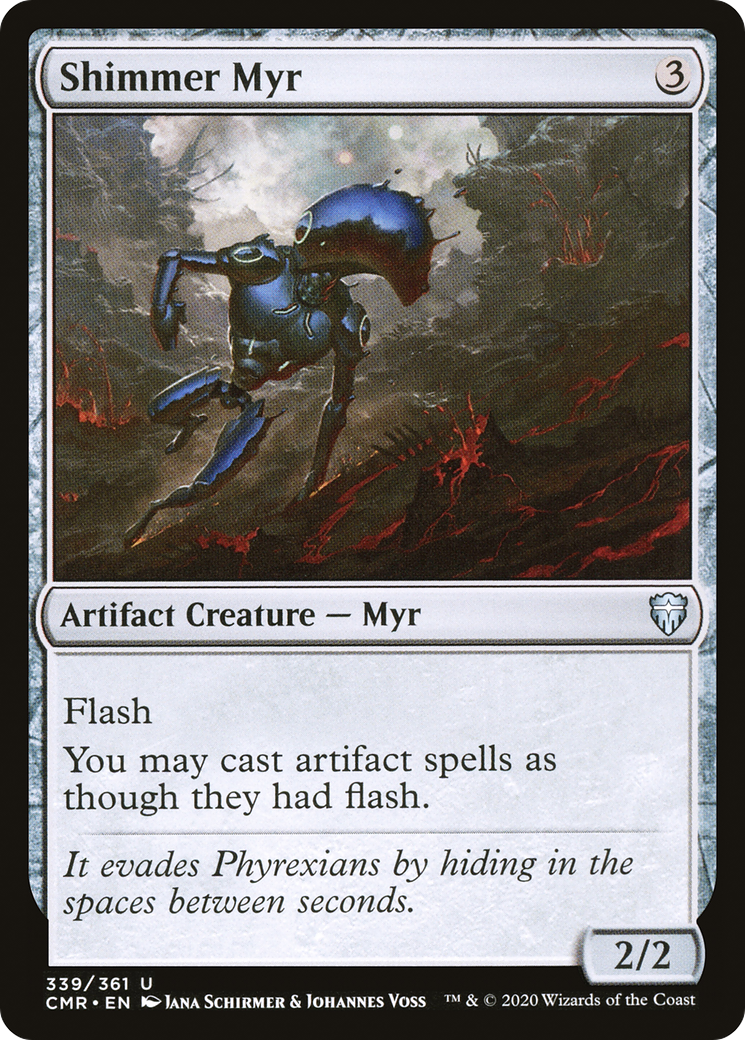 Shimmer Myr (CMR-339) - Commander Legends Foil - Premium MTG Single from Wizards of the Coast - Just $0.37! Shop now at Game Crave Tournament Store