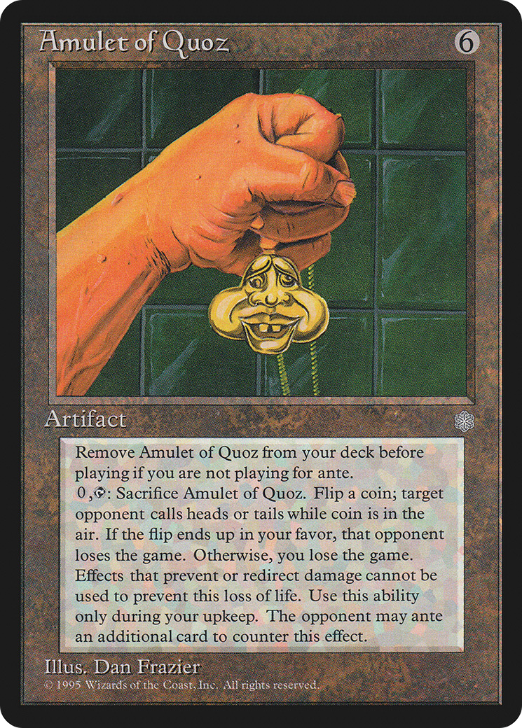 Amulet of Quoz (ICE-308) - Ice Age - Premium MTG Single from Wizards of the Coast - Just $0.34! Shop now at Game Crave Tournament Store