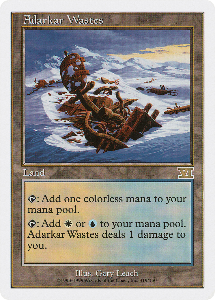 Adarkar Wastes (6ED-319) - Classic Sixth Edition - Premium MTG Single from Wizards of the Coast - Just $1.46! Shop now at Game Crave Tournament Store