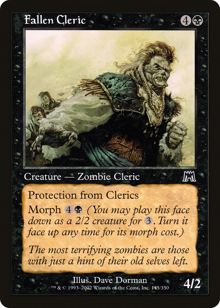 Fallen Cleric (ONS-145) - Onslaught - Premium MTG Single from Wizards of the Coast - Just $0.25! Shop now at Game Crave Tournament Store