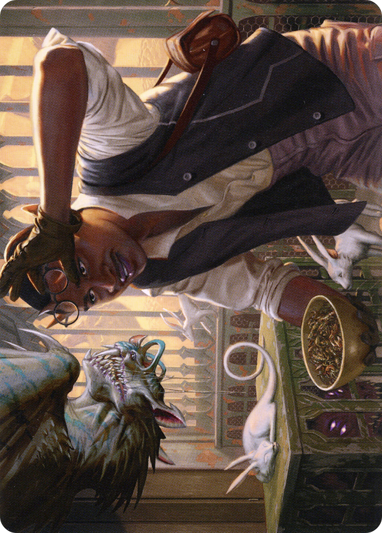 Bennie Bracks, Zoologist // Bennie Bracks, Zoologist (ASNC-049) - New Capenna Art Series (Borderless) - Premium MTG Single from Wizards of the Coast - Just $0! Shop now at Game Crave Tournament Store