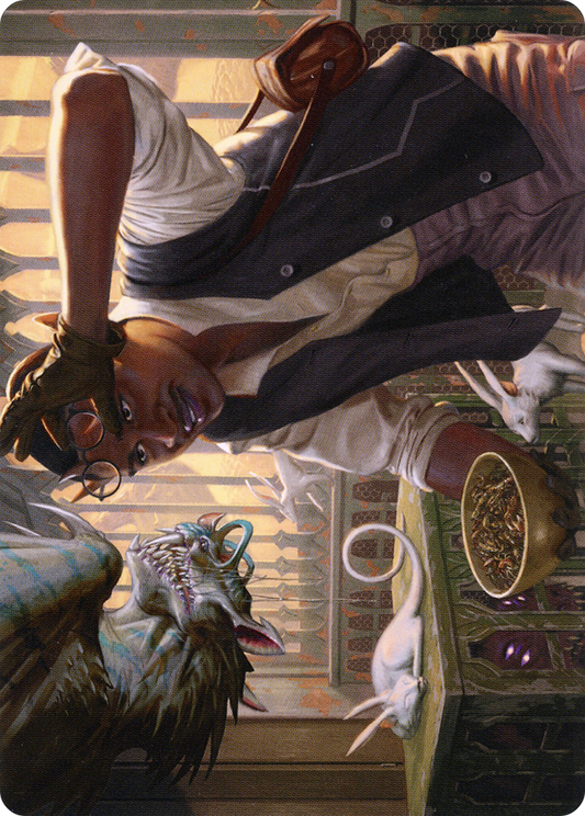 Bennie Bracks, Zoologist // Bennie Bracks, Zoologist (ASNC-049) - New Capenna Art Series (Borderless) - Premium MTG Single from Wizards of the Coast - Just $0! Shop now at Game Crave Tournament Store