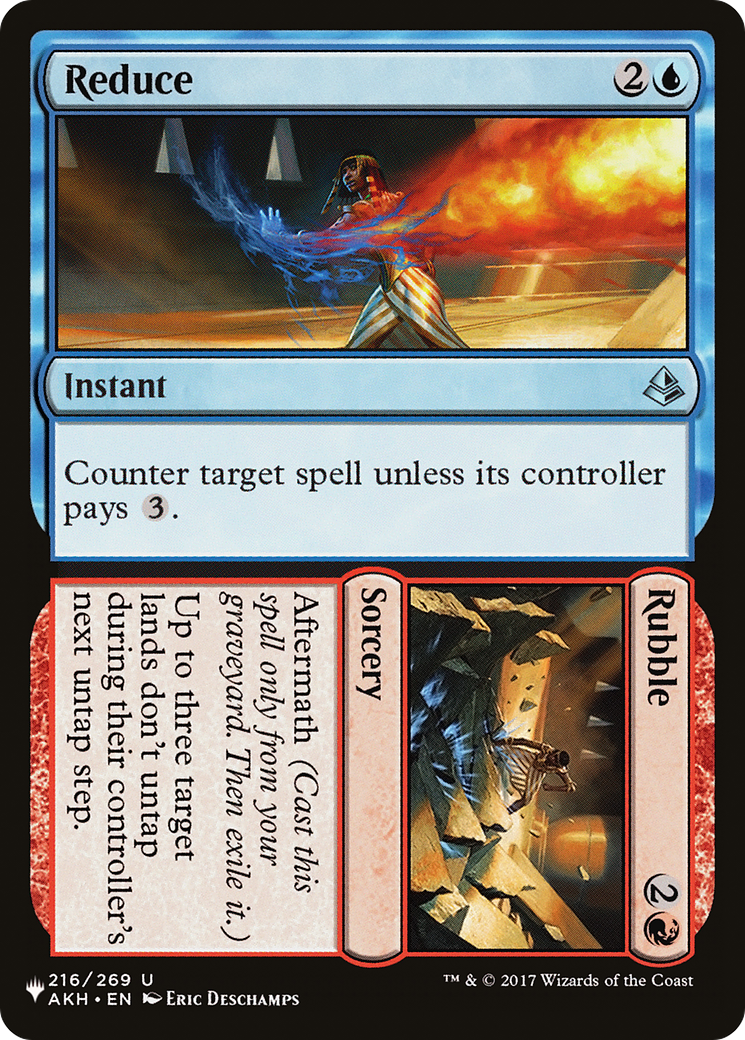 Reduce // Rubble (PLIST-1079) - The List - Premium MTG Single from Wizards of the Coast - Just $0.08! Shop now at Game Crave Tournament Store