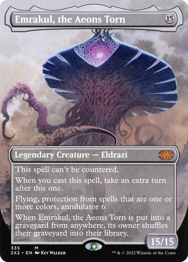 Emrakul, the Aeons Torn (2X2-335) - Double Masters 2022 (Borderless) Foil - Premium MTG Single from Wizards of the Coast - Just $6.55! Shop now at Game Crave Tournament Store