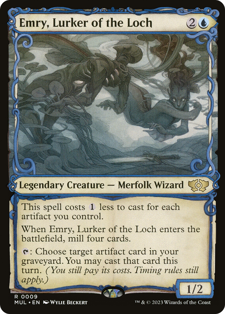 Emry, Lurker of the Loch (MUL-009) - Multiverse Legends: (Showcase) - Premium MTG Single from Wizards of the Coast - Just $0.54! Shop now at Game Crave Tournament Store