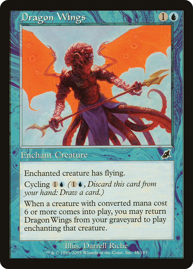 Dragon Wings (SCG-034) - Scourge Foil - Premium MTG Single from Wizards of the Coast - Just $1.65! Shop now at Game Crave Tournament Store