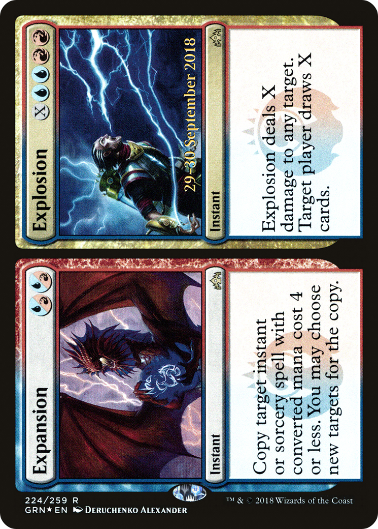 Expansion // Explosion (PGRN-224S) - Guilds of Ravnica Promos Foil - Premium MTG Single from Wizards of the Coast - Just $0.29! Shop now at Game Crave Tournament Store