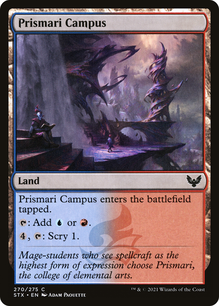 Prismari Campus (STX-270) - Strixhaven: School of Mages - Premium MTG Single from Wizards of the Coast - Just $0.08! Shop now at Game Crave Tournament Store
