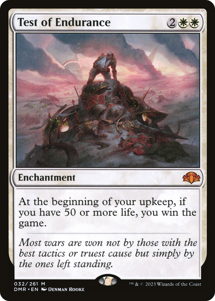 Test of Endurance (DMR-032) - Dominaria Remastered - Premium MTG Single from Wizards of the Coast - Just $0.61! Shop now at Game Crave Tournament Store