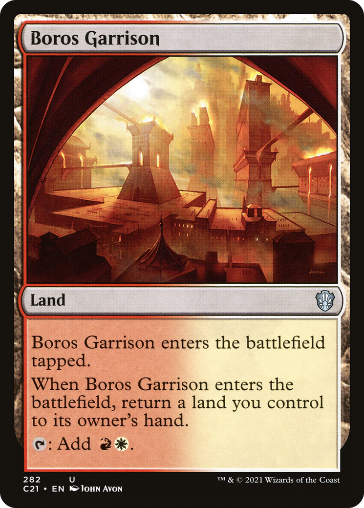 Boros Garrison (C21-282) - Commander 2021 - Premium MTG Single from Wizards of the Coast - Just $0.08! Shop now at Game Crave Tournament Store