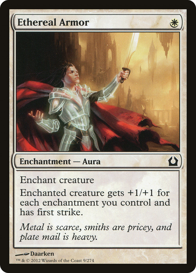 Ethereal Armor (RTR-009) - Return to Ravnica Foil - Premium MTG Single from Wizards of the Coast - Just $1.18! Shop now at Game Crave Tournament Store