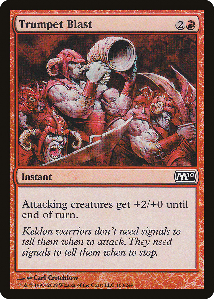 Trumpet Blast (M10-160) - Magic 2010 - Premium MTG Single from Wizards of the Coast - Just $0.08! Shop now at Game Crave Tournament Store
