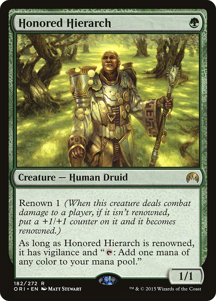 Honored Hierarch (ORI-182) - Magic Origins - Premium MTG Single from Wizards of the Coast - Just $0.08! Shop now at Game Crave Tournament Store