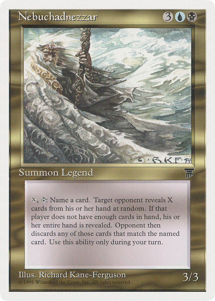Nebuchadnezzar (CHR-080) - Chronicles - Premium MTG Single from Wizards of the Coast - Just $0.08! Shop now at Game Crave Tournament Store