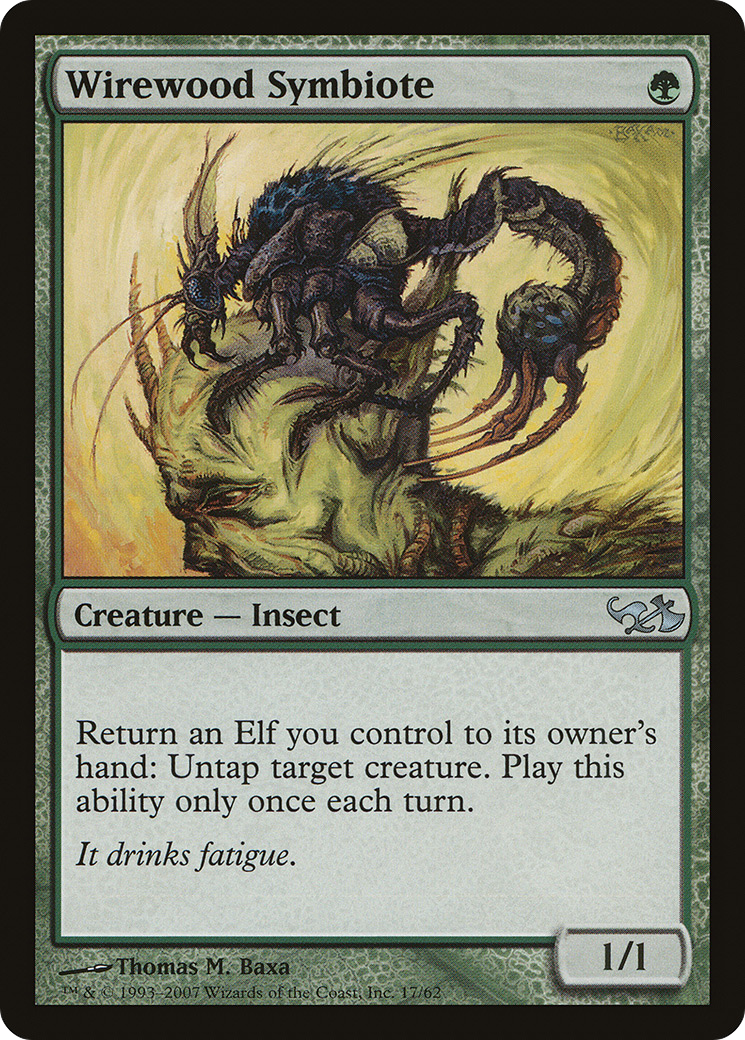 Wirewood Symbiote (DD1-017) - Duel Decks: Elves vs. Goblins - Premium MTG Single from Wizards of the Coast - Just $1.76! Shop now at Game Crave Tournament Store