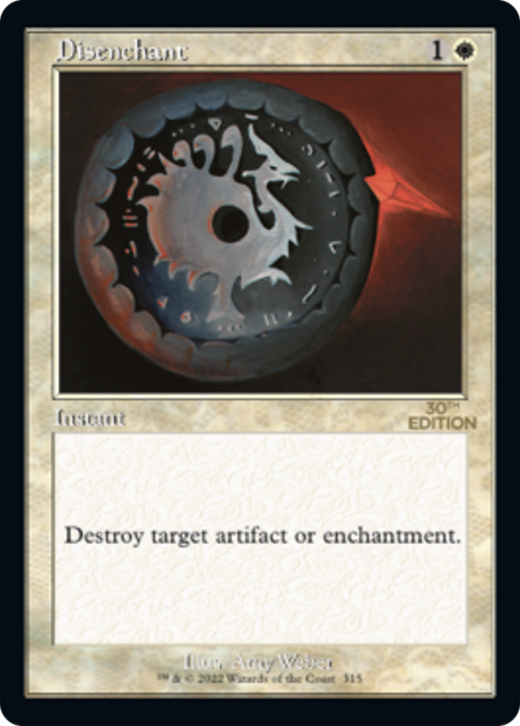 Disenchant (30A-315) - 30th Anniversary Edition - Premium MTG Single from Wizards of the Coast - Just $17.04! Shop now at Game Crave Tournament Store