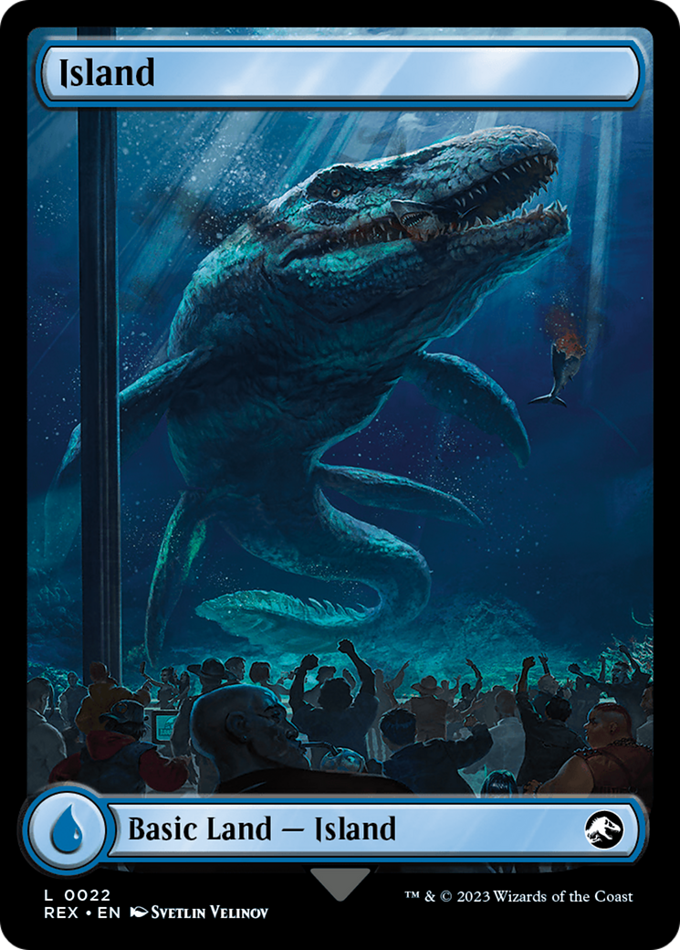 Island // Island (REX-022) - Jurassic World Collection Foil - Premium MTG Single from Wizards of the Coast - Just $0.85! Shop now at Game Crave Tournament Store