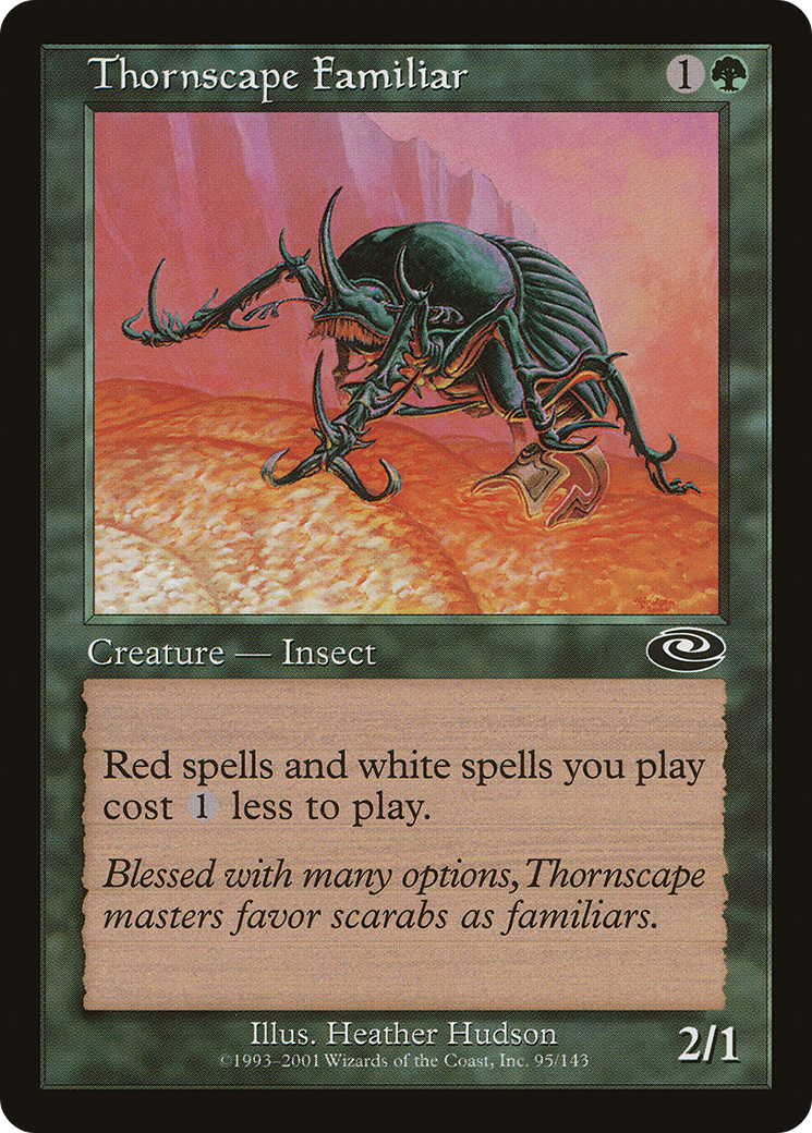 Thornscape Familiar (PLS-095) - Planeshift Foil - Premium MTG Single from Wizards of the Coast - Just $1.64! Shop now at Game Crave Tournament Store