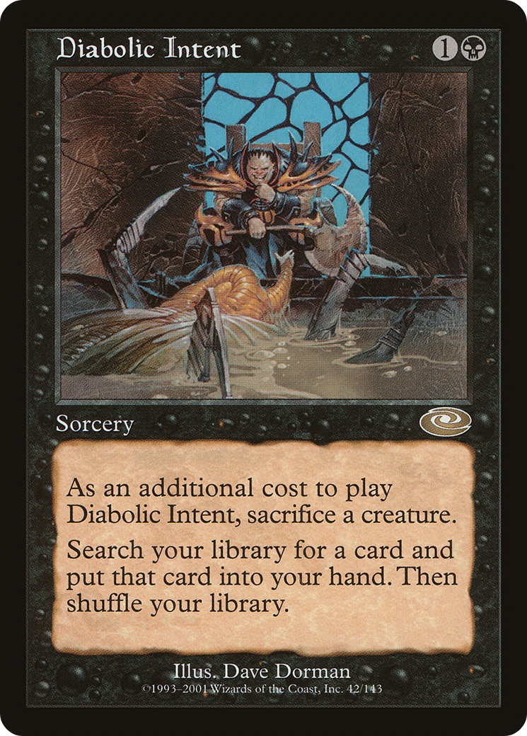 Diabolic Intent (PLS-042) - Planeshift - Premium MTG Single from Wizards of the Coast - Just $5.09! Shop now at Game Crave Tournament Store