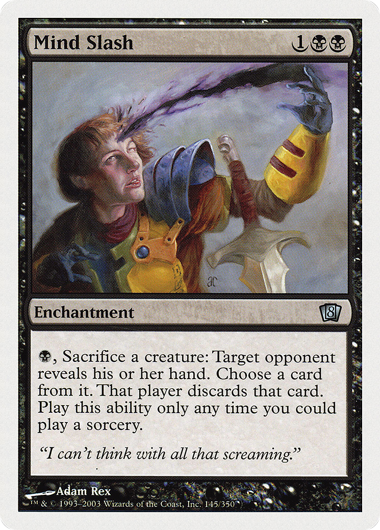 Mind Slash (8ED-145) - Eighth Edition - Premium MTG Single from Wizards of the Coast - Just $0.12! Shop now at Game Crave Tournament Store