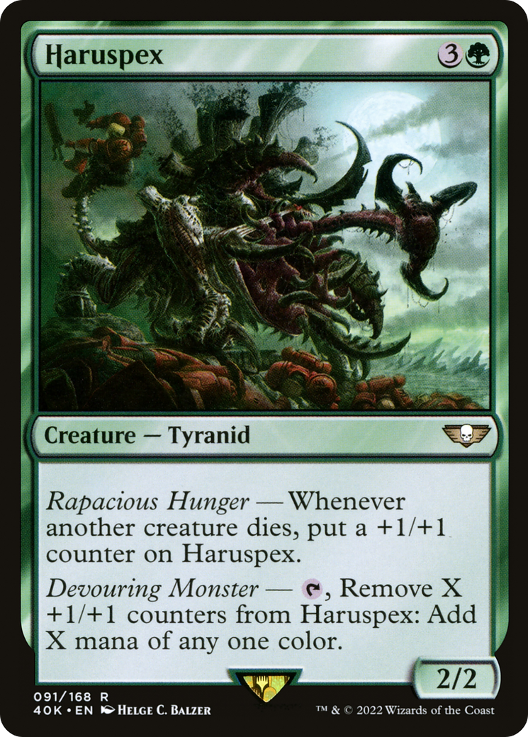 Haruspex (40K-091) - Warhammer 40,000 Commander - Premium MTG Single from Wizards of the Coast - Just $0.25! Shop now at Game Crave Tournament Store