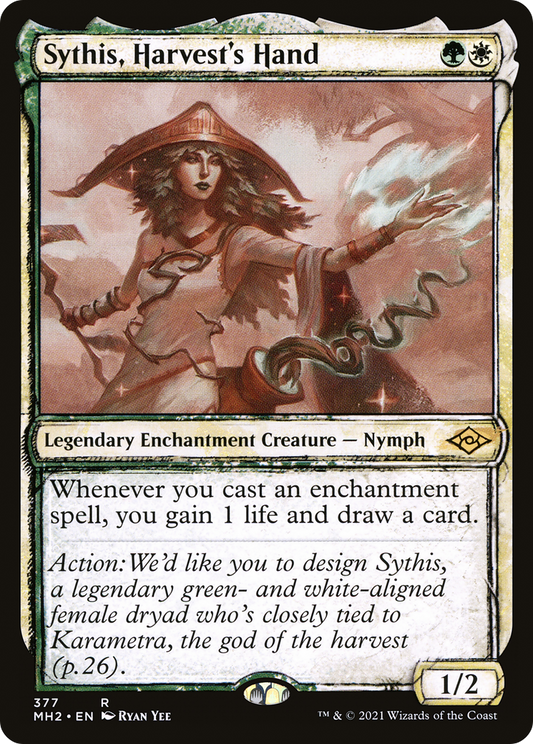 Sythis, Harvest's Hand (MH2-377) - Modern Horizons 2: (Showcase) - Premium MTG Single from Wizards of the Coast - Just $0.55! Shop now at Game Crave Tournament Store