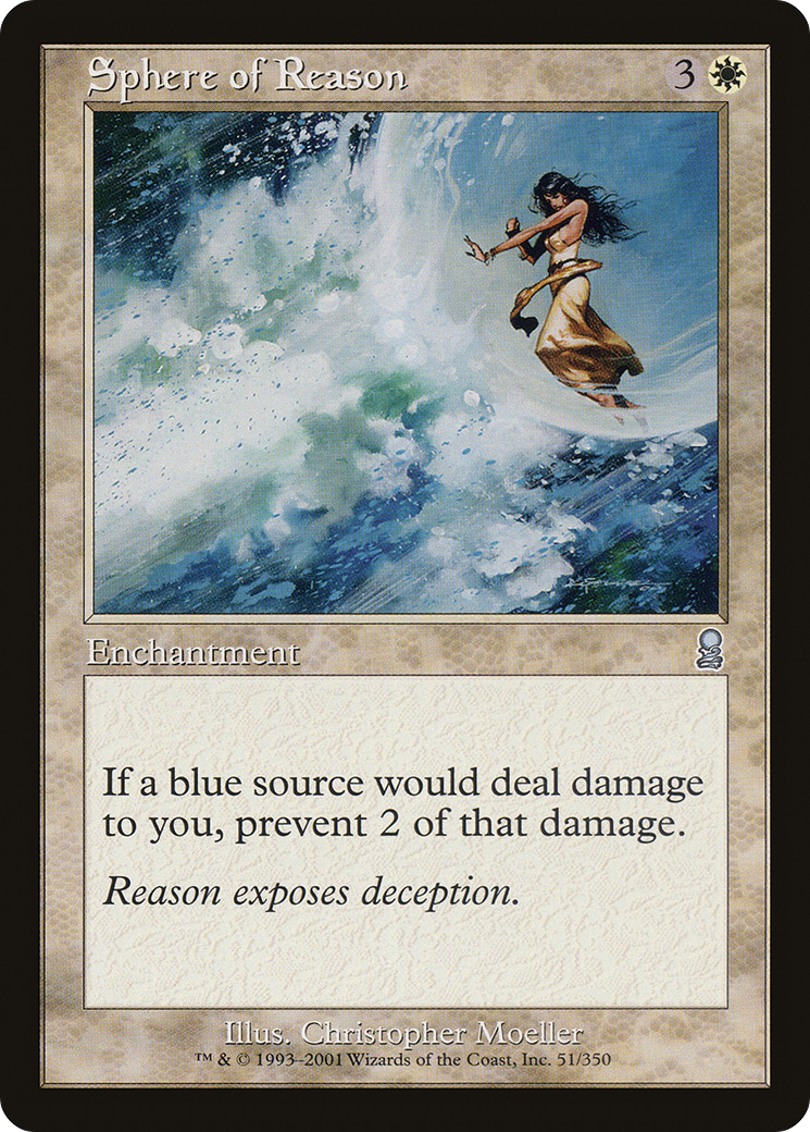 Sphere of Reason (ODY-051) - Odyssey Foil - Premium MTG Single from Wizards of the Coast - Just $1.20! Shop now at Game Crave Tournament Store