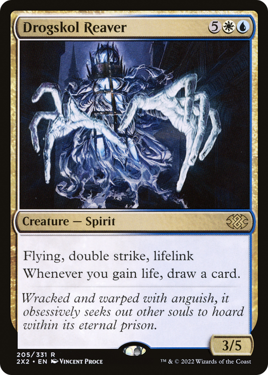 Drogskol Reaver (2X2-205) - Double Masters 2022 - Premium MTG Single from Wizards of the Coast - Just $0.71! Shop now at Game Crave Tournament Store