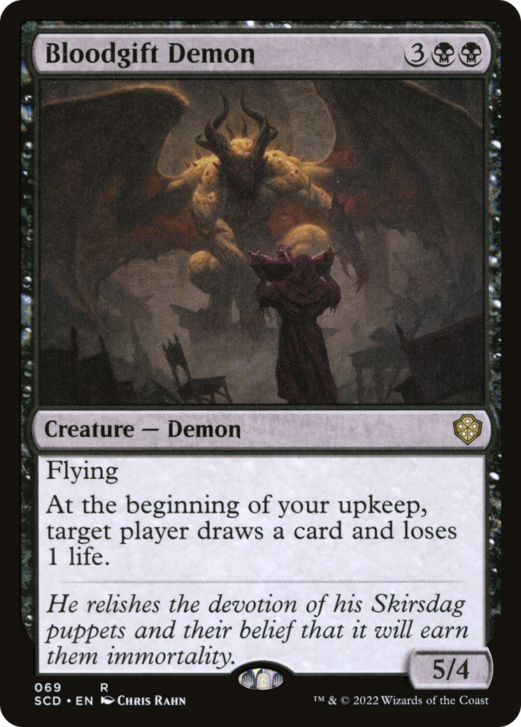 Bloodgift Demon (SCD-069) - Starter Commander Decks - Premium MTG Single from Wizards of the Coast - Just $0.52! Shop now at Game Crave Tournament Store