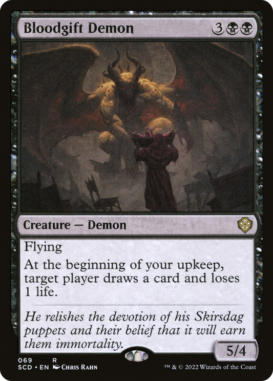 Bloodgift Demon (SCD-069) - Starter Commander Decks - Premium MTG Single from Wizards of the Coast - Just $0.52! Shop now at Game Crave Tournament Store