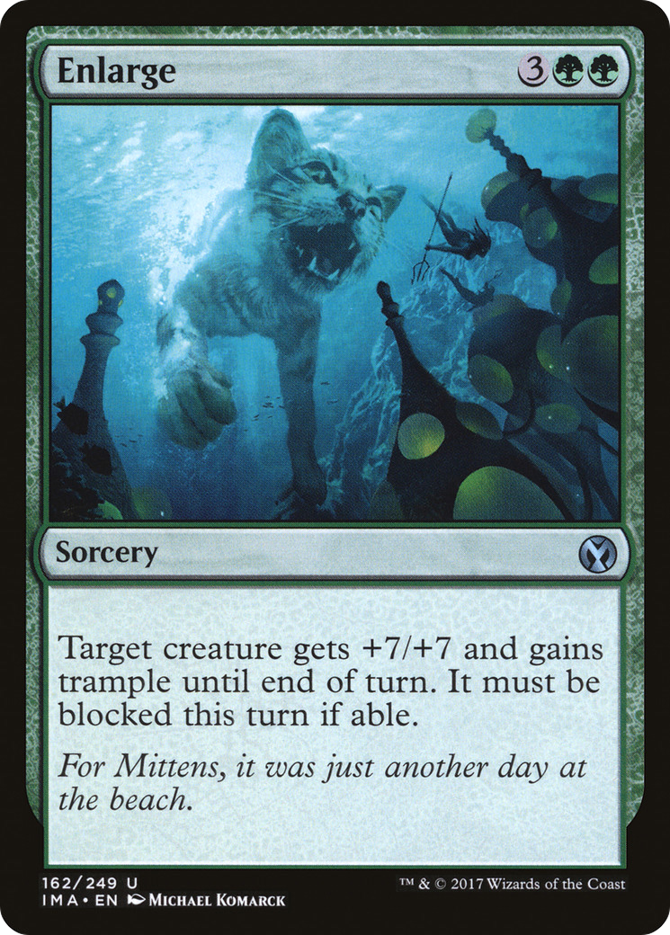 Enlarge (IMA-162) - Iconic Masters Foil - Premium MTG Single from Wizards of the Coast - Just $0.25! Shop now at Game Crave Tournament Store