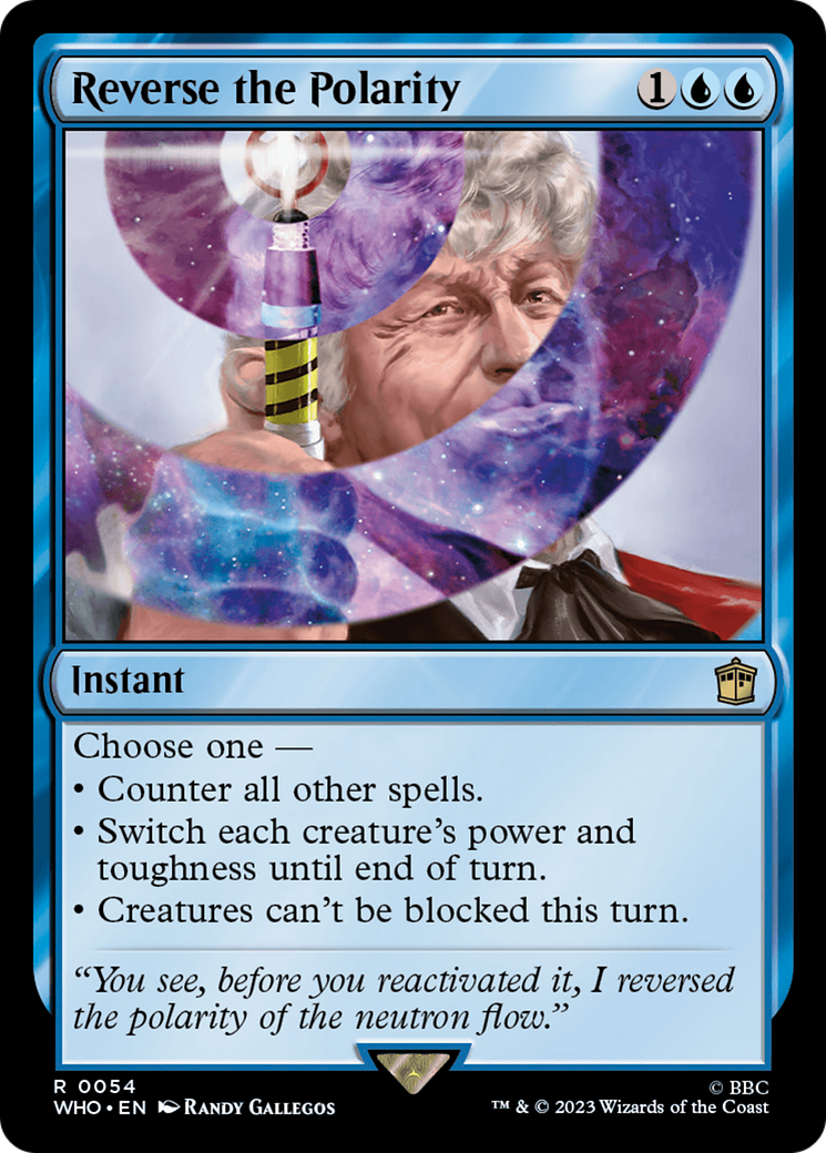 Reverse the Polarity (WHO-054) - Doctor Who Foil - Premium MTG Single from Wizards of the Coast - Just $1.30! Shop now at Game Crave Tournament Store