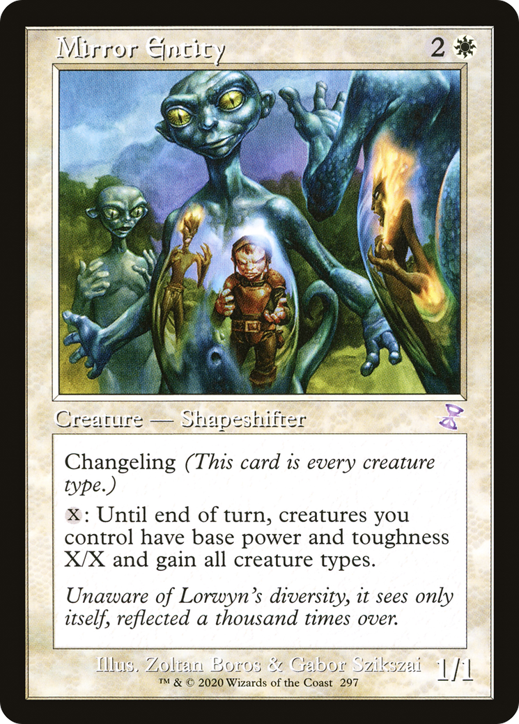 Mirror Entity (TSR-297) - Time Spiral Remastered - Premium MTG Single from Wizards of the Coast - Just $0.37! Shop now at Game Crave Tournament Store