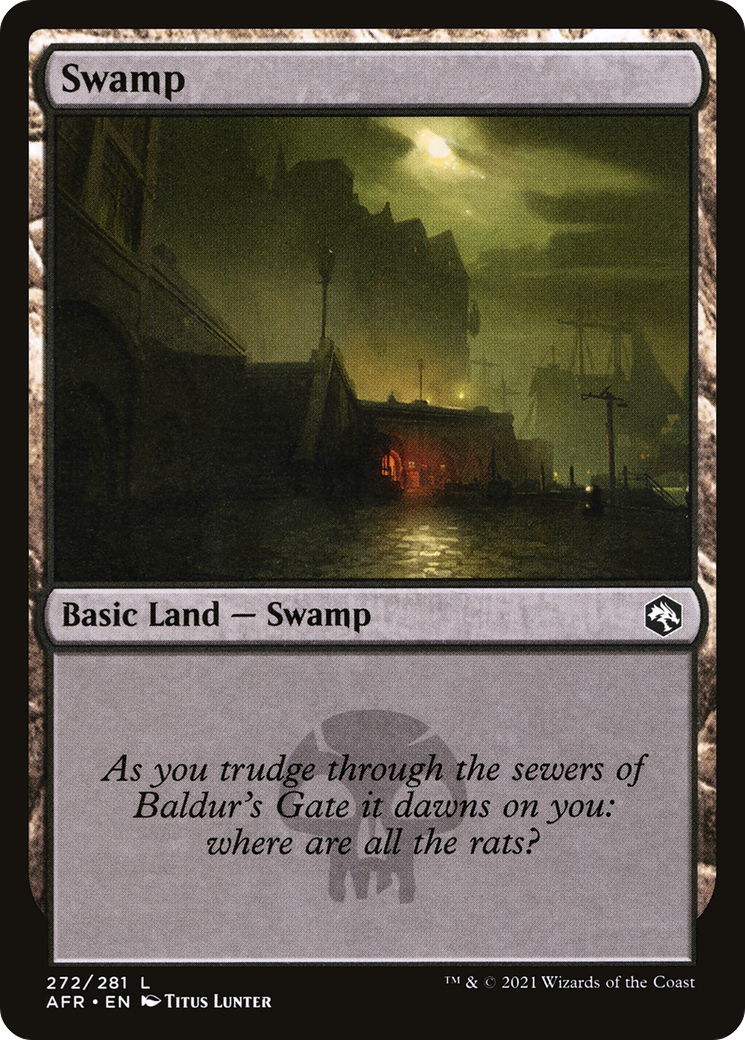 Swamp (AFR-272) - Adventures in the Forgotten Realms - Premium MTG Single from Wizards of the Coast - Just $0.08! Shop now at Game Crave Tournament Store