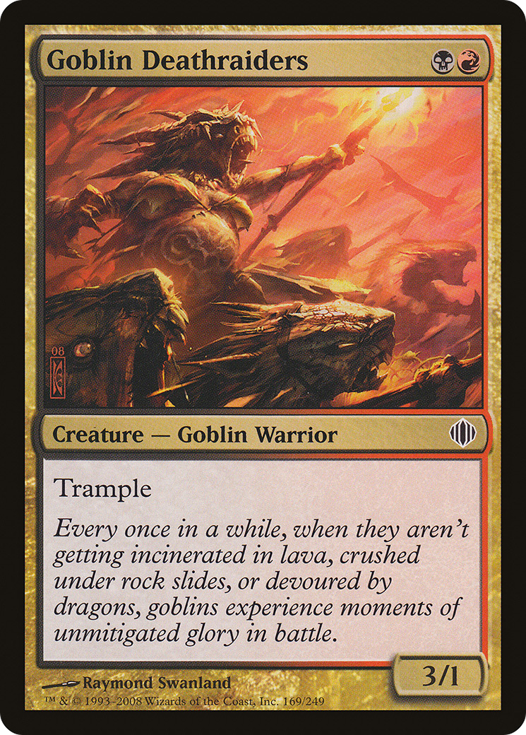 Goblin Deathraiders (ALA-169) - Shards of Alara Foil - Premium MTG Single from Wizards of the Coast - Just $0.08! Shop now at Game Crave Tournament Store