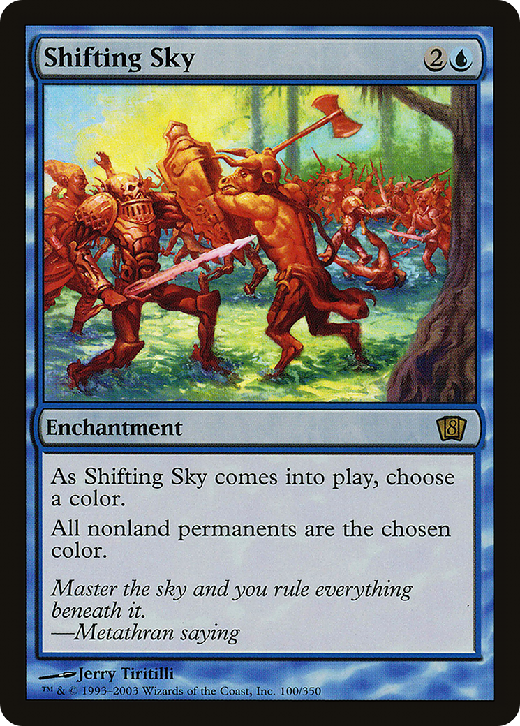 Shifting Sky (8ED-100★) - Eighth Edition Foil - Premium MTG Single from Wizards of the Coast - Just $1.13! Shop now at Game Crave Tournament Store